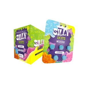 Silly Dots Mega Dose 1200mg Tabs (Grape Burst • 5 Tabs • 6000mg)