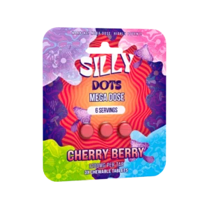 Silly Dots Mega Dose 1200mg Tabs (Cherry Berry • 3 Tabs • 3600mg)