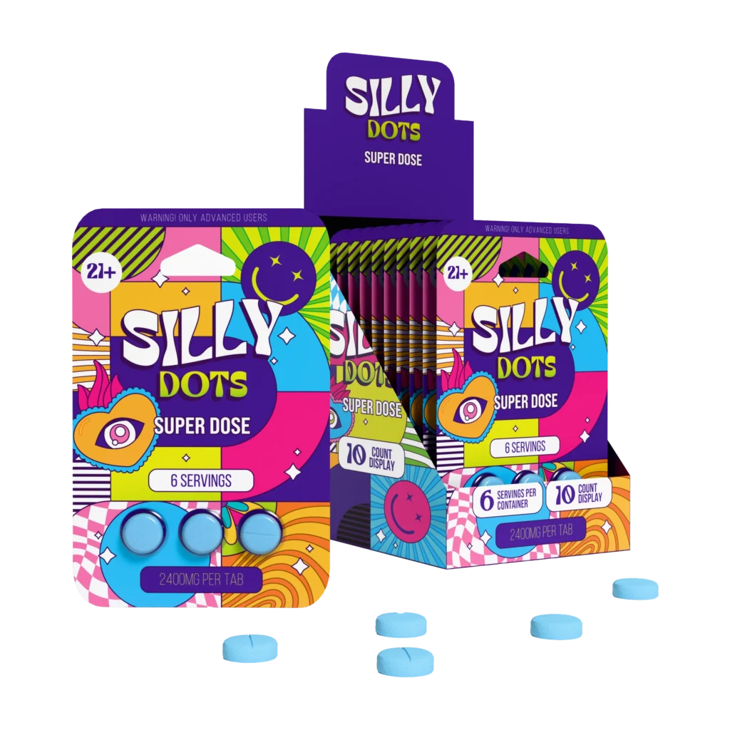 Silly Dots Sillysuperdose1 Mushroom Gummy Tabs