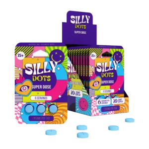 Silly Dots Sillysuperdose1 Mushroom Gummy Tabs
